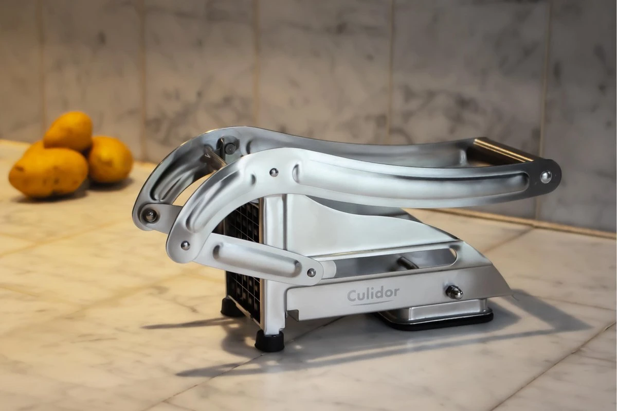 Culidor Frietsnijder - Patatsnijder - Fritessnijder - RVS - 2 Snijvormen - Afbeelding 4