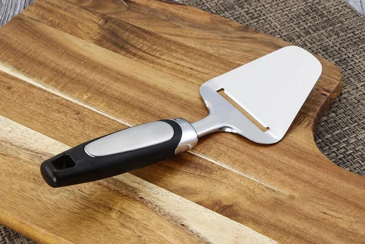 Merkloos, Kaasschaaf- Kaasschaaf Voor Harde Kaas-Kaasschaaf Voor Oude Kaas - Kaasschaaf Voor Jonge Kaas - Multifunctionele Kaasschaaf - Vaatwasser Bestendig - Kaasschaaf Zwart - RVS- 230 X 82 Mm- Keukengerei- Keuken Accessoires - Afbeelding 4