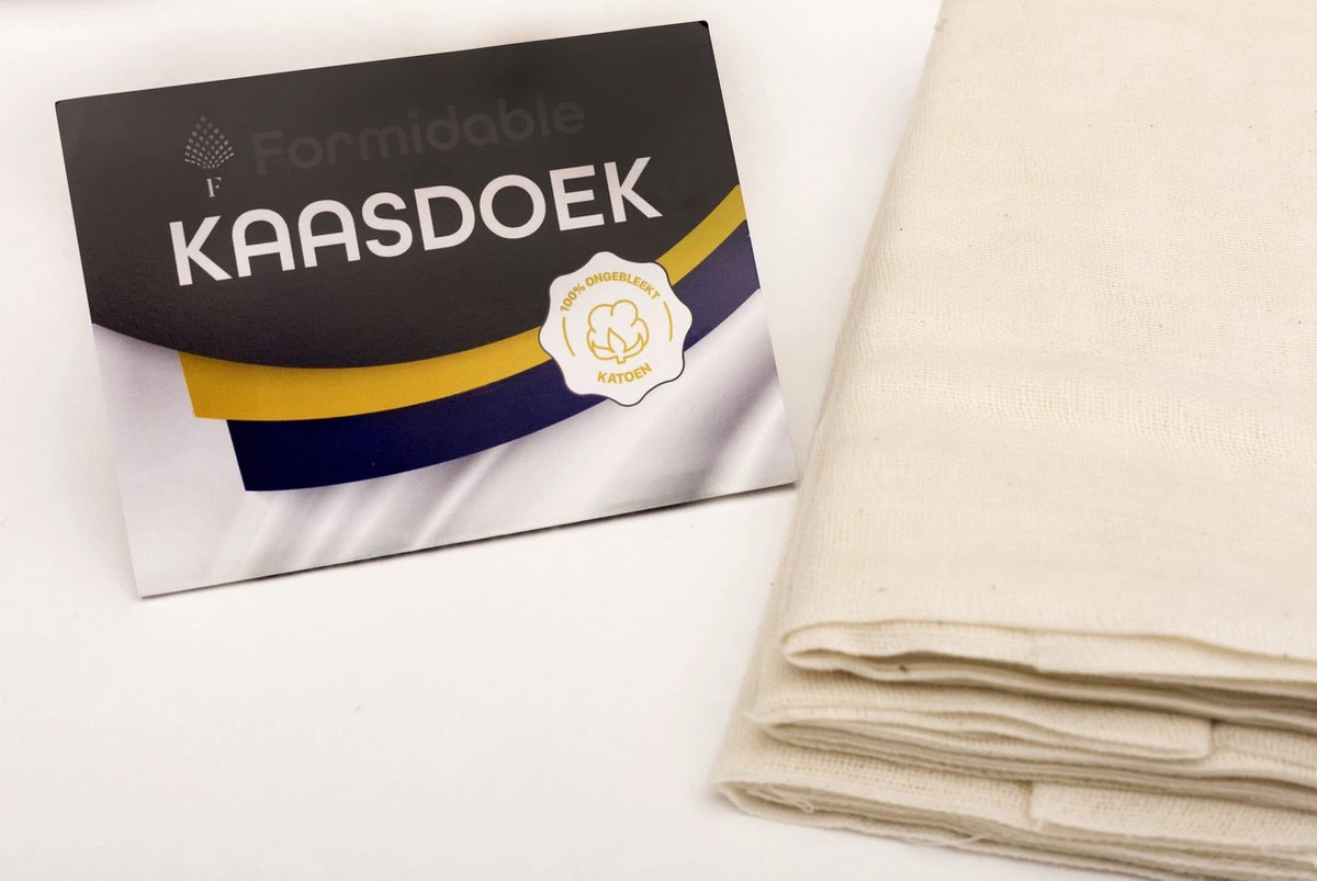 Kaasdoek - Neteldoek - Passeerdoek - Graad 90 - 90 X 180 CM - Afbeelding 4