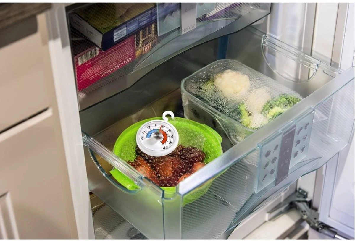 Xavax Koelkast & Diepvries Thermometer Rond - Afbeelding 3