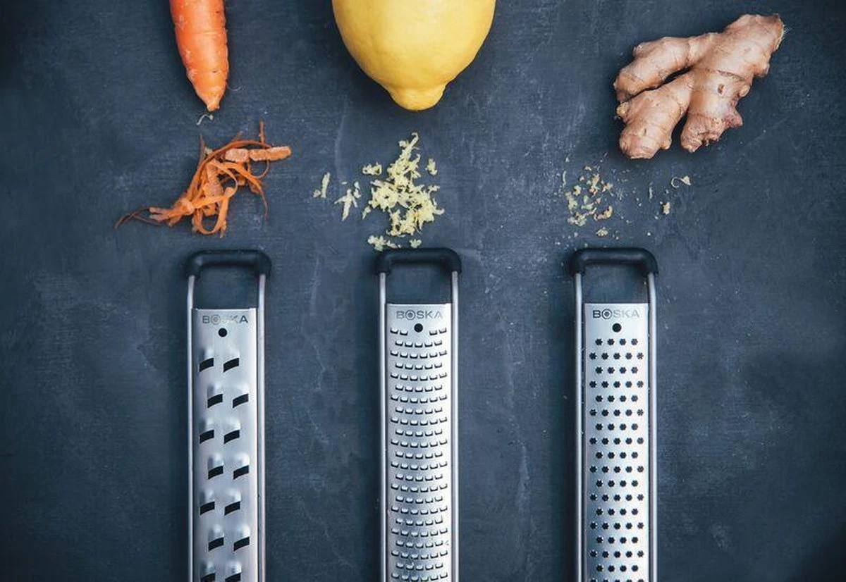 Boska Handrasp Star Monaco+ - Keukenrasp - Handrasp - Handrasp Kaas - Handrasp Fijn - Citroenrasp - Kaas Raspen - Handrasp RVS - Vaatwasserbestendig - Keukengerei - Keuken Accessoires - 10 Jaar Garantie - Afbeelding 8