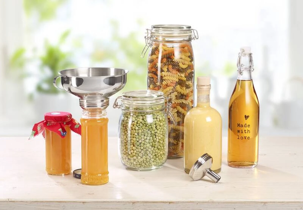 Westfalia Universele RVS Trechter - 3in1 - Ø14,3 X 7 Cm - Afbeelding 2