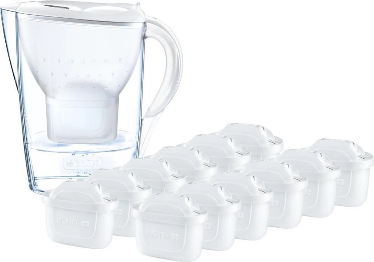 BRITA - Waterfilterkan Marella Cool - Wit - 2,4L + 12 MAXTRA+ Waterfilterpatronen - Afbeelding 15