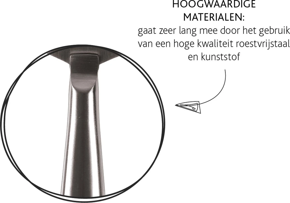 Boska Kaasrasp Copenhagen - Kaasrasp Harde Kaas - Kaasrasp Voor Oude Kaas - Vaatwasserbestendig - Multifunctionele Kaasrasp - RVS - 180 X 74x 20 Mm - Keukengerei - Keuken Accessoires - 10 Jaar Garantie - Afbeelding 4