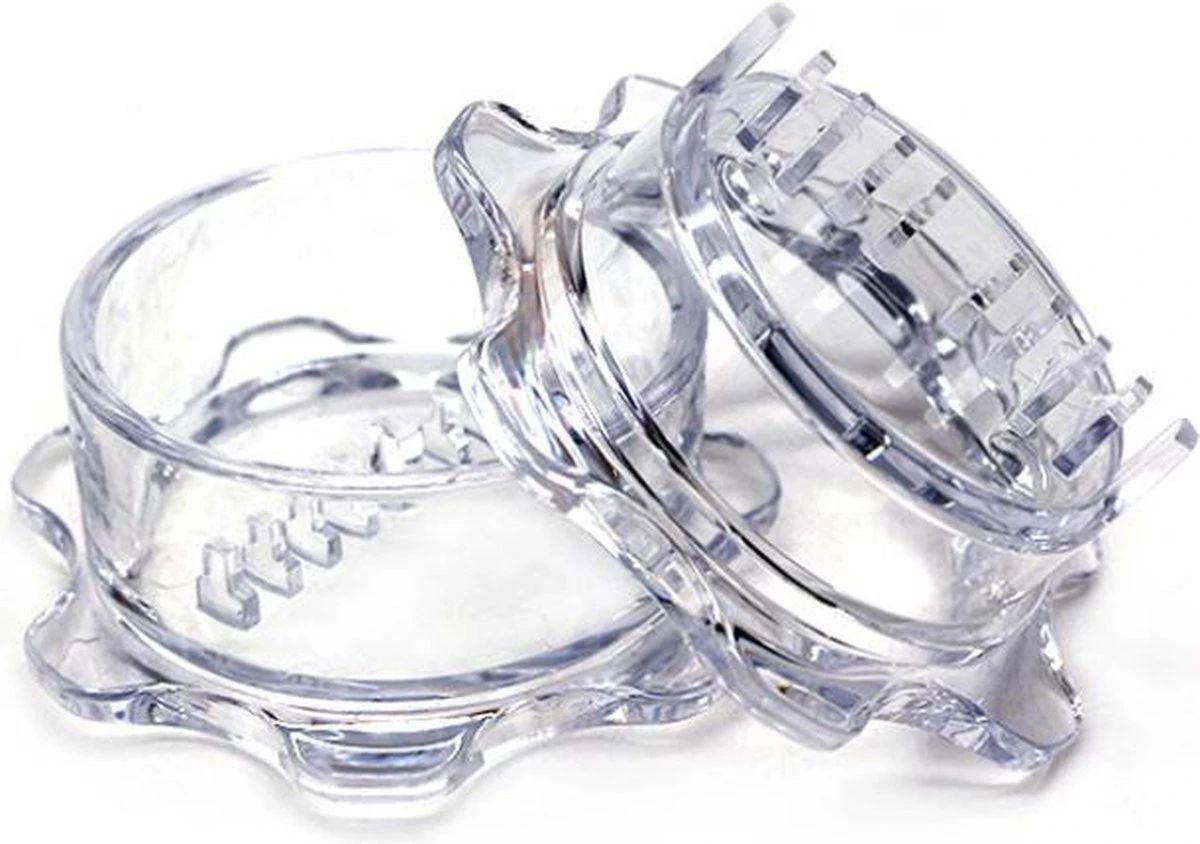 Knoflook Twister - Knoflookpers - Knoflookpers/gemberpers - Kruidenmolen - Wit - Transparant - Nieuw Model 2022!