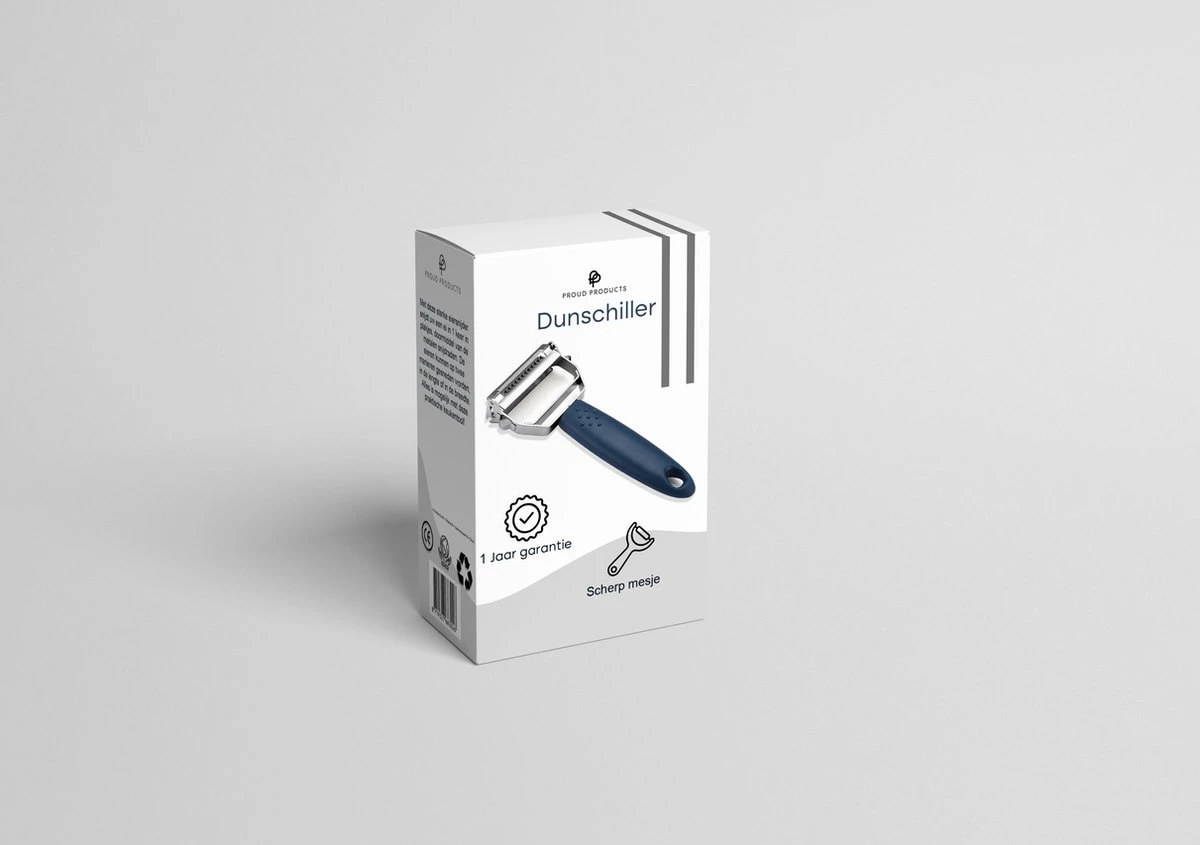 ProudProducts RVS Dunschiller Voor Efficiënt Schillen En Snijden - Duurzaam Keukengerei - Afbeelding 7