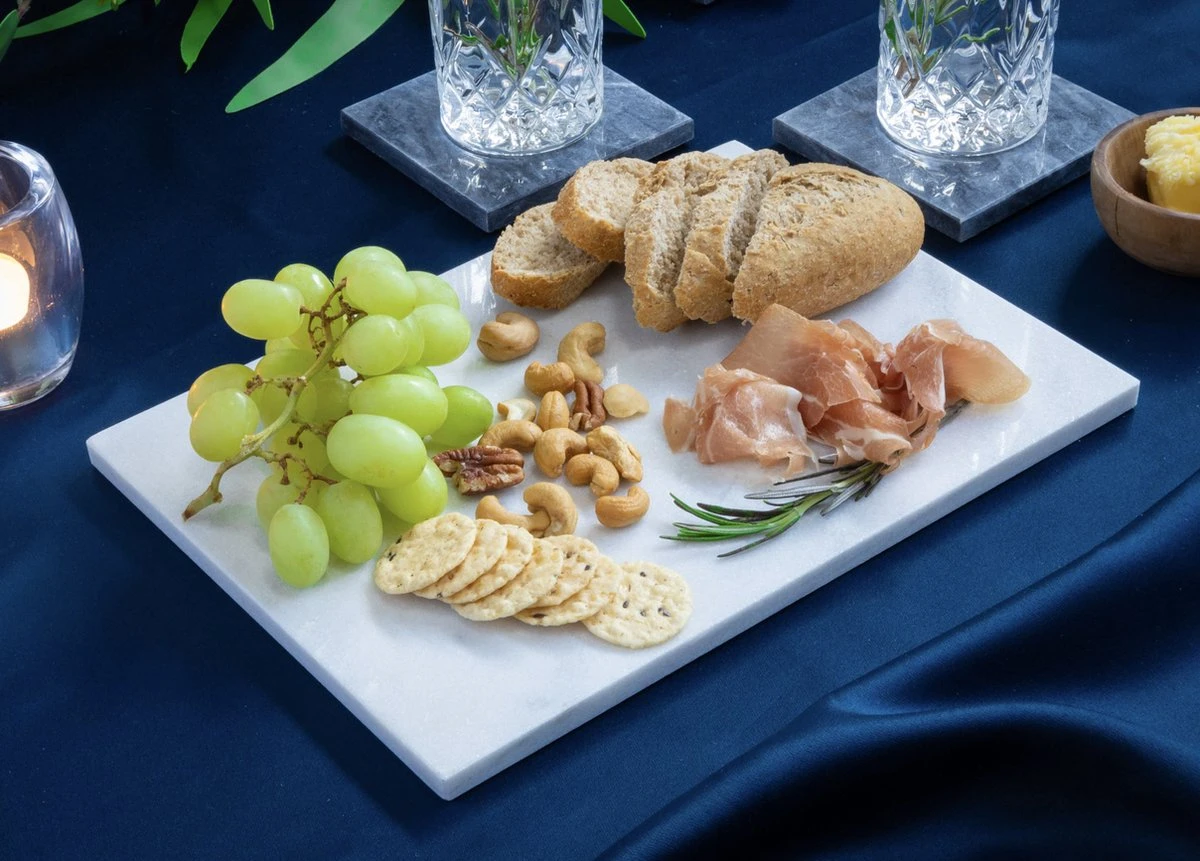 Jay Hill Snijplank / Serveerplank / Borrelplank Marmer - Grijs - 29 X 21 Cm - Afbeelding 5