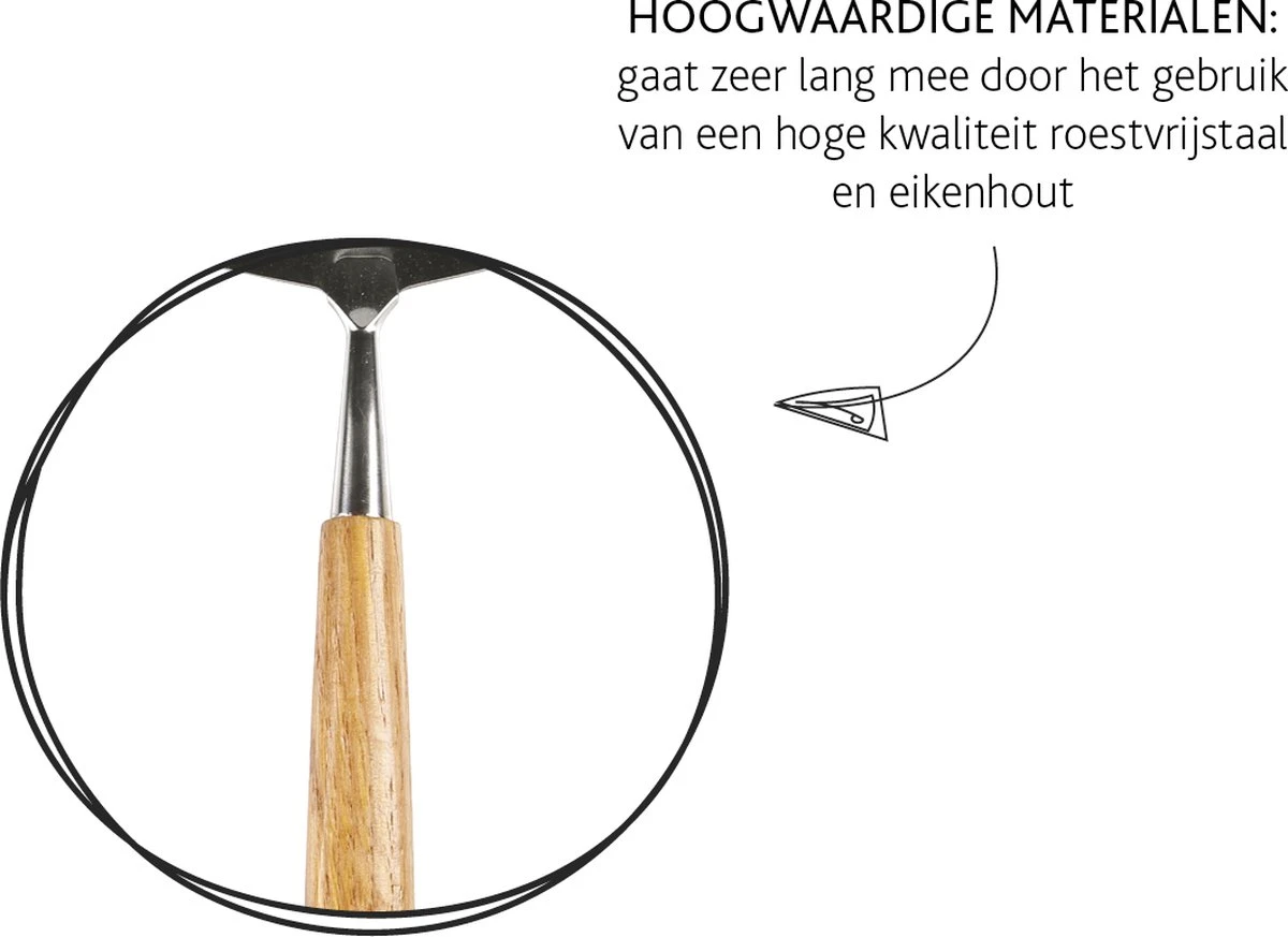 Boska Kaasschaaf Oslo - Kaaschaaf Harde Kaas - Kaasschaaf Voor Oude Kaas - Kaasschaaf Houten Handvat - RVS - Keukengerei - Keuken Accessoires - 10 Jaar Garantie - Afbeelding 2