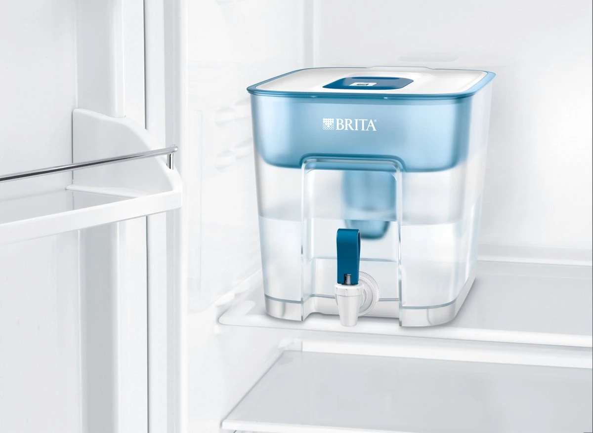 BRITA - Waterfilterkan - Flow Cool - Blauw - 8,2L + 12 Pack MAXTRA+ Waterfilterpatronen - Voordeelverpakking - Afbeelding 5