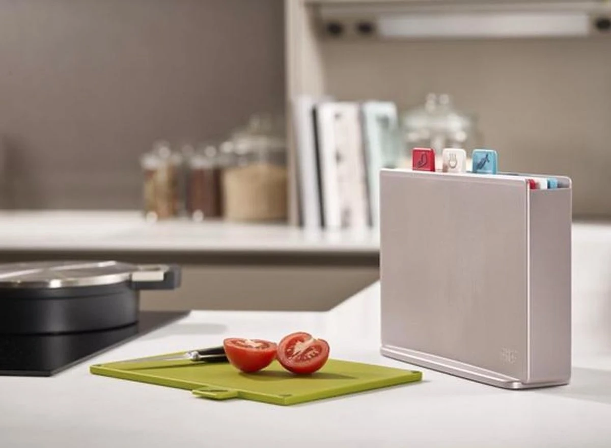 Joseph Joseph Index Snijplankenset - Met Houder - 30x20 Cm - 4 Stuks - Afbeelding 9