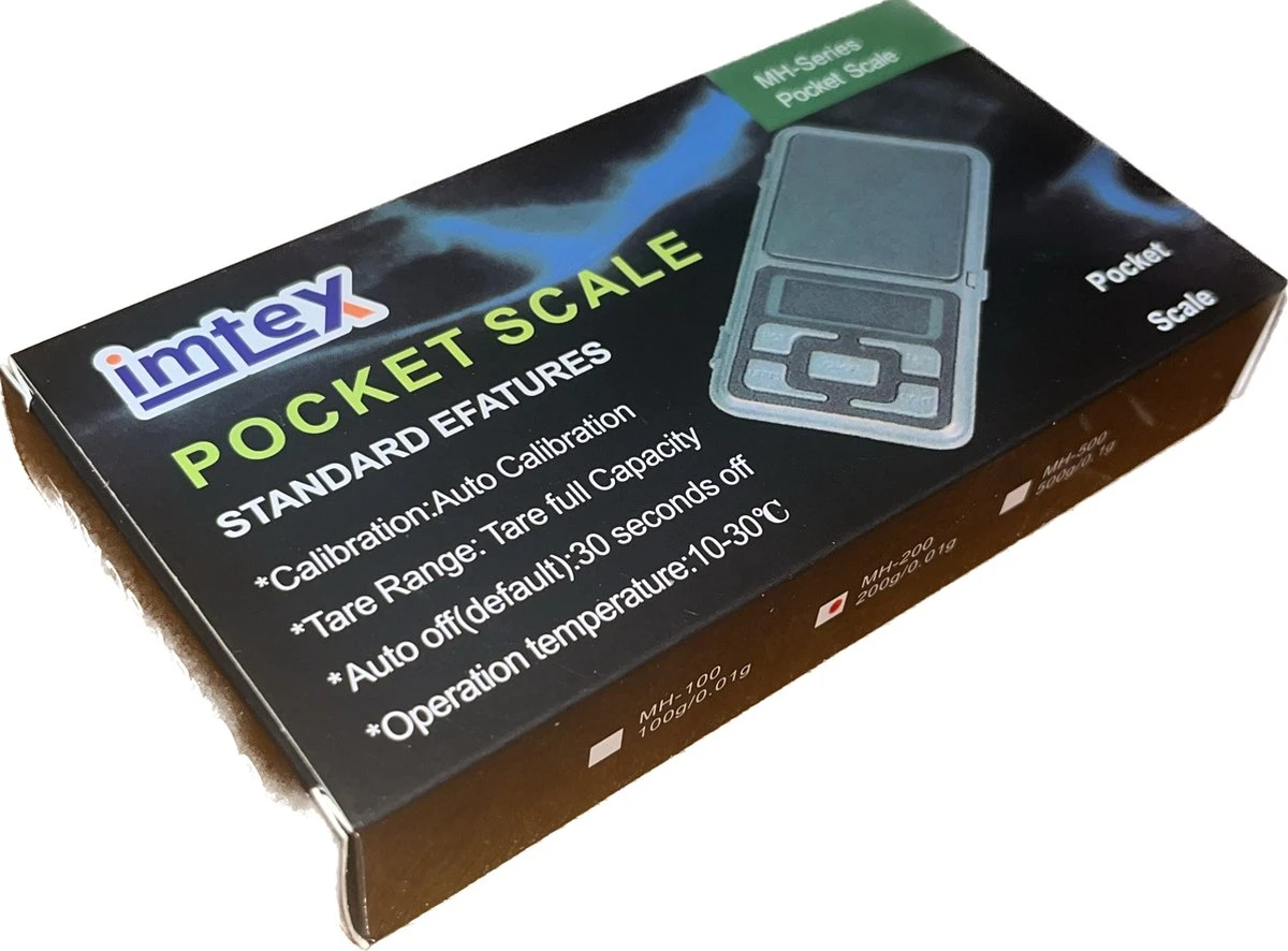 IMTEX Mini Precisie Weegschaal - Van 0,01 Tot 100 Gram - Zilver - Afbeelding 6