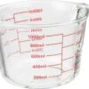 Glazen Maatbeker 1 Liter Hittebestendig - Maatbekers Van Glas - Vloeistoffen Afmeten