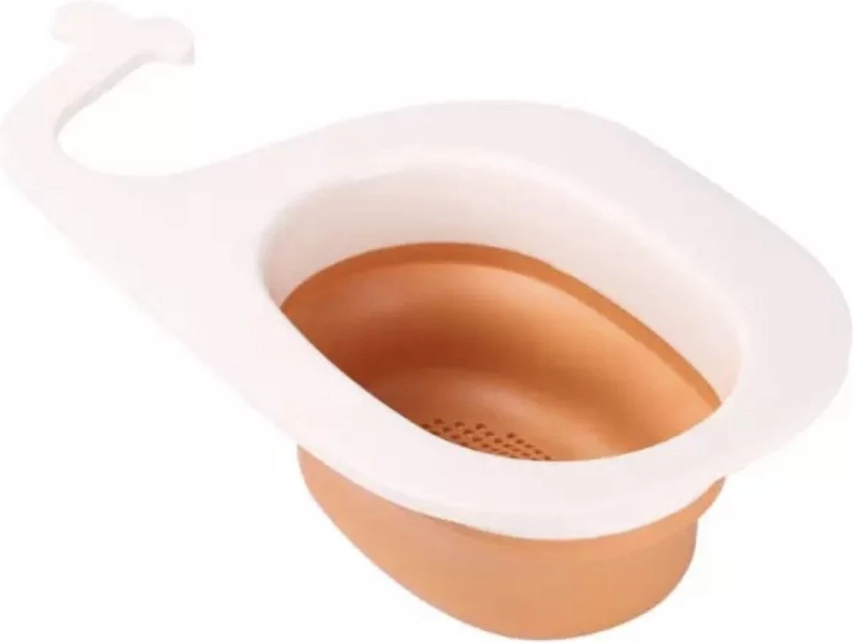 Merkloos Spoelbak Vergiet - Ovaal - Gootsteen - Lange Haak - Afbeelding 5