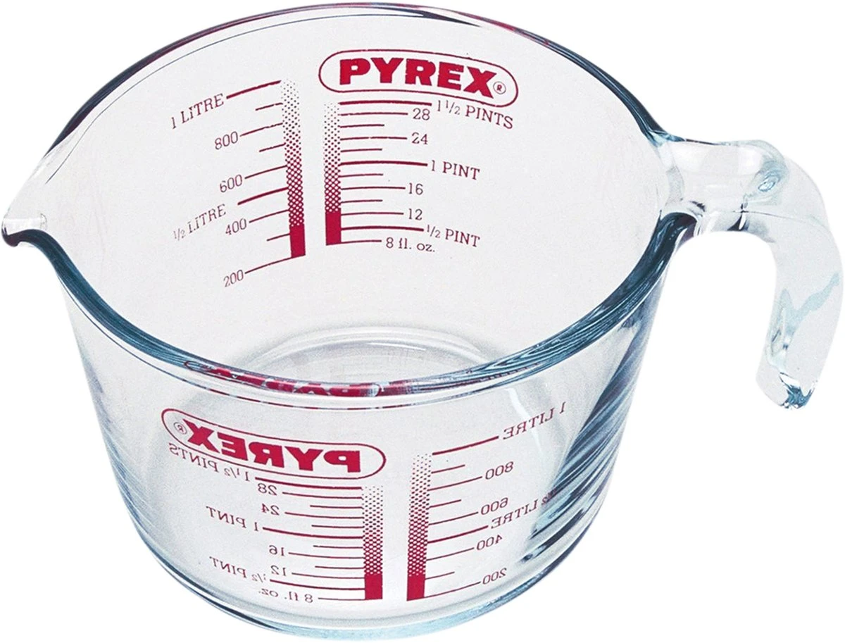 PYREX Prep & Store Maatbeker 1 L - Glas - Afbeelding 2