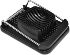 ProudProducts Eiersnijder – Eisnijder - Keukengerei – Vaatwasserbestendig – Kunststof - Zwart