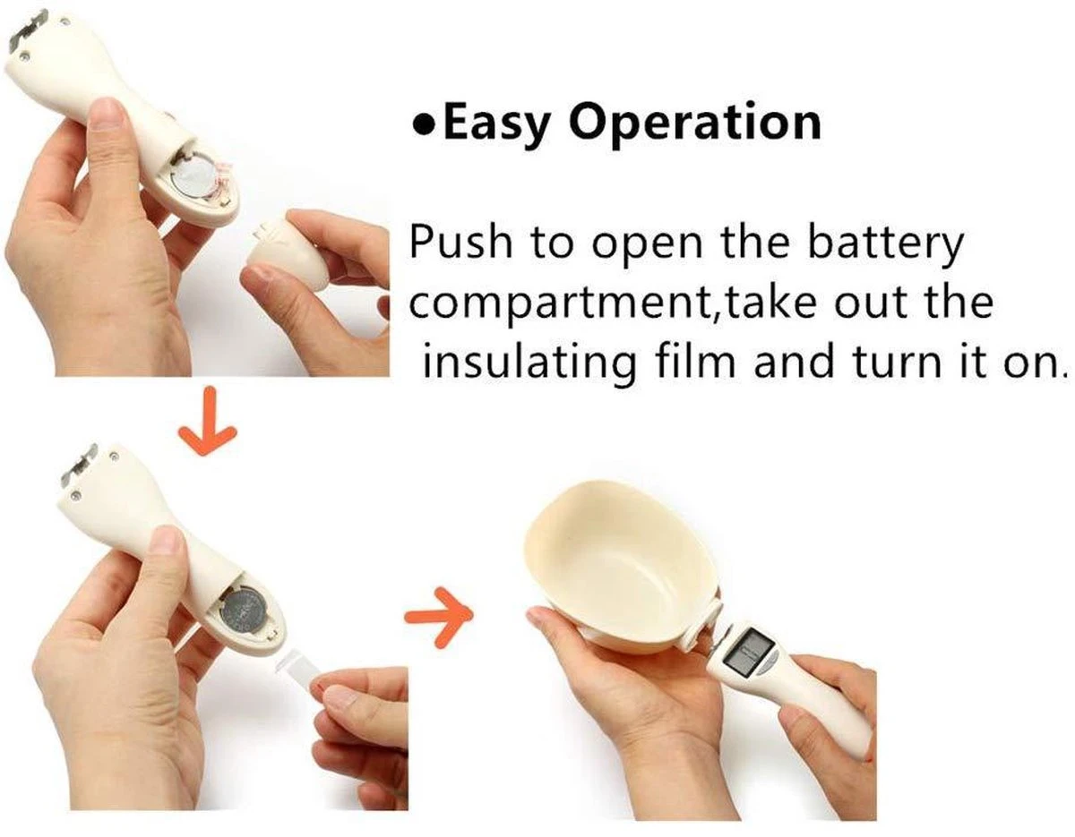Maatlepel - Digitaal - Diervoeding - Voerschep - Maatschep Voor Diervoeding - Honden - Katten - Digitale Weegschaal - Afbeelding 9