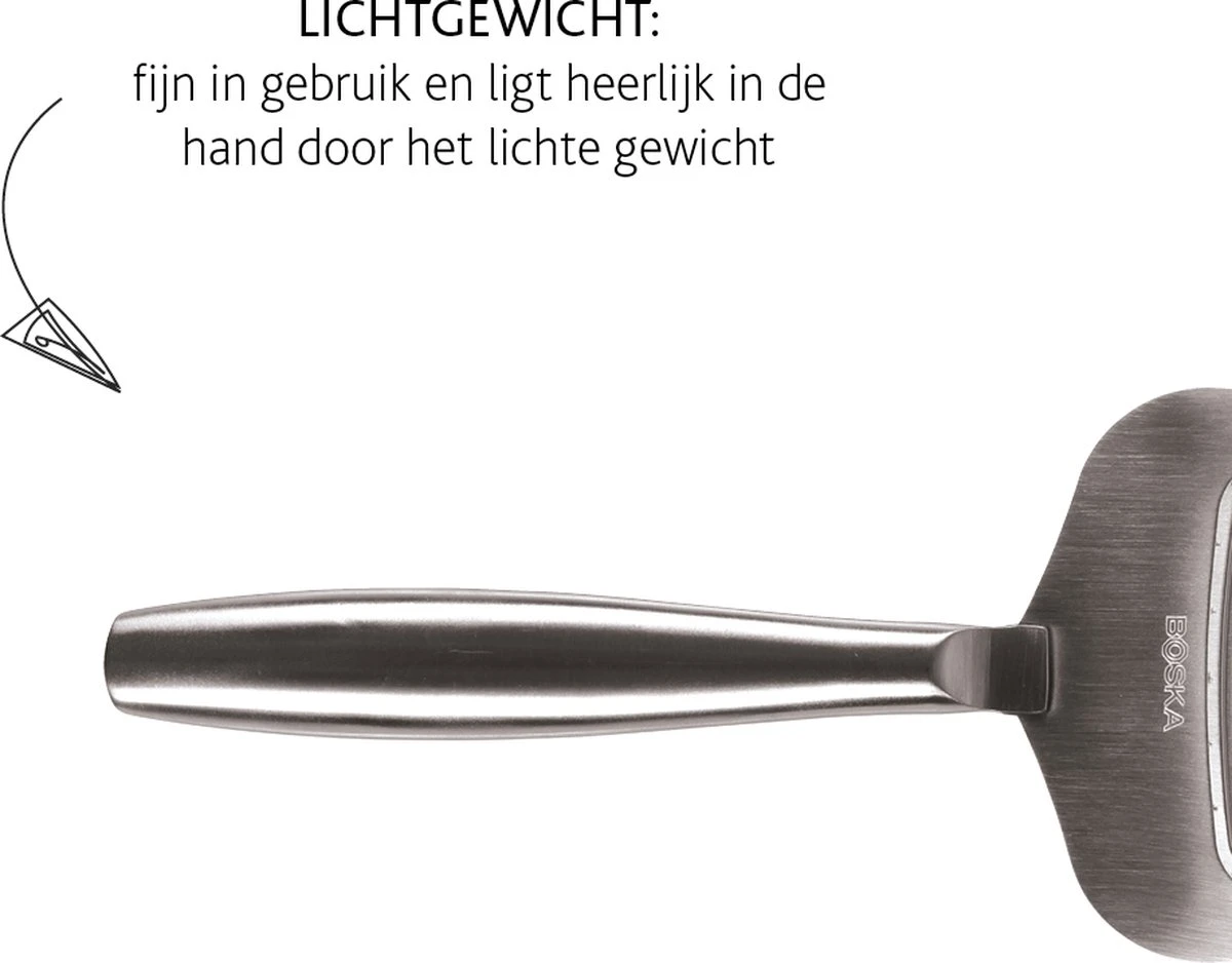Boska Kaasrasp Copenhagen - Kaasrasp Harde Kaas - Kaasrasp Voor Oude Kaas - Vaatwasserbestendig - Multifunctionele Kaasrasp - RVS - 180 X 74x 20 Mm - Keukengerei - Keuken Accessoires - 10 Jaar Garantie - Afbeelding 5