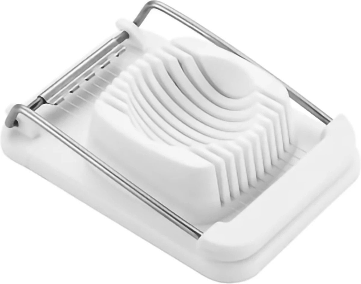 ProudProducts Eiersnijder – Eisnijder - Keukengerei – Vaatwasserbestendig – Kunststof - Wit