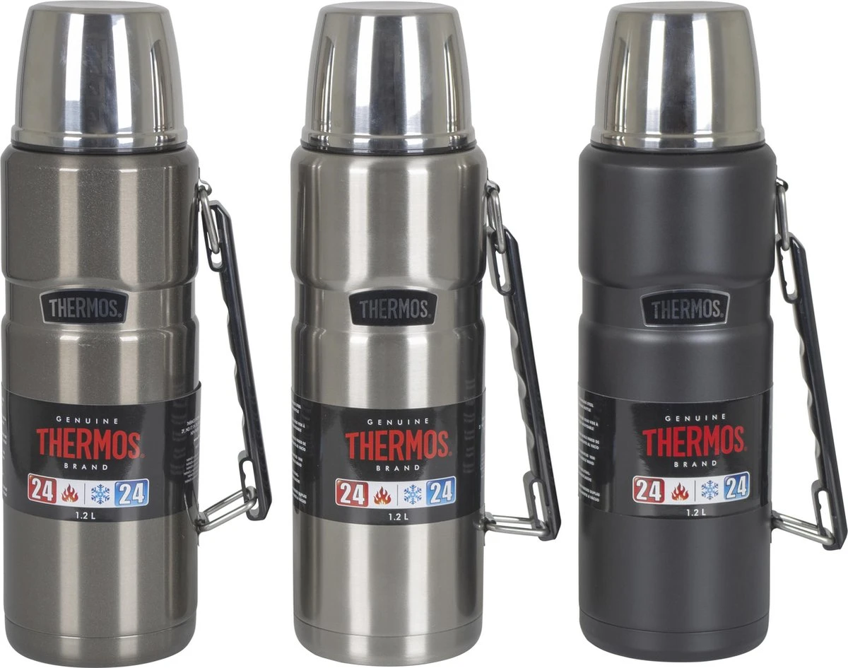 Thermos - Isoleerfles - King - Thermax - Grijs - Afbeelding 3