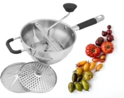 Passeerzeef - Roerzeef - Incl. 3 Inzetstukken - Passe Vite - Luxe Passeerzeef - RVS