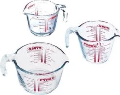 Maatbeker, Set Van 3 Stuks - Pyrex | Classic Prepware