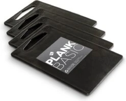Inno Cuisinno Snijplank BASIC - Set A 4 Stuks - 25x15cm - Zwart