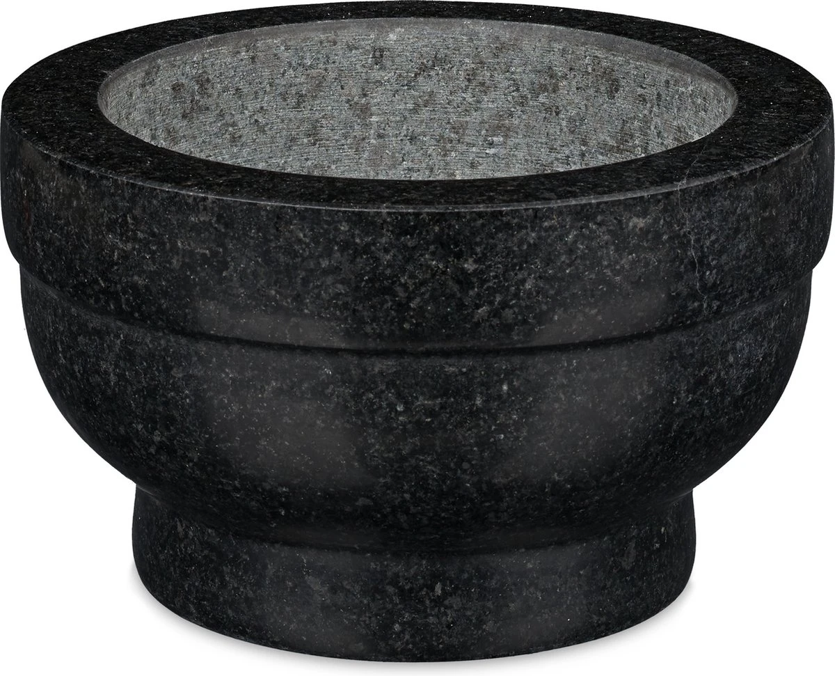 Relaxdays Vijzel En Stamper Graniet - Kruidenstamper - Kruiden Vermaler - Mortier - 1 L - Afbeelding 8