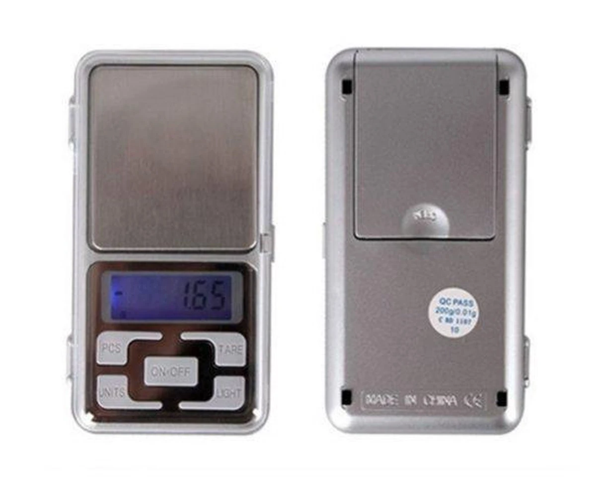 Merkloos Uiterst Nauwkeurig Precisie Weegschaal 0,01 Tot 200 Gram - Pocket Mini ( Keuken ) Weegschaal - 0,01 Tot 200 Gram - Mini Digitaal Zakweegschaal / Weegschaaltje - Afbeelding 2
