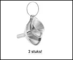 Afecto® Trechters | Set Van 3 Stuks Trechters | 3 X Trechter| RVS|