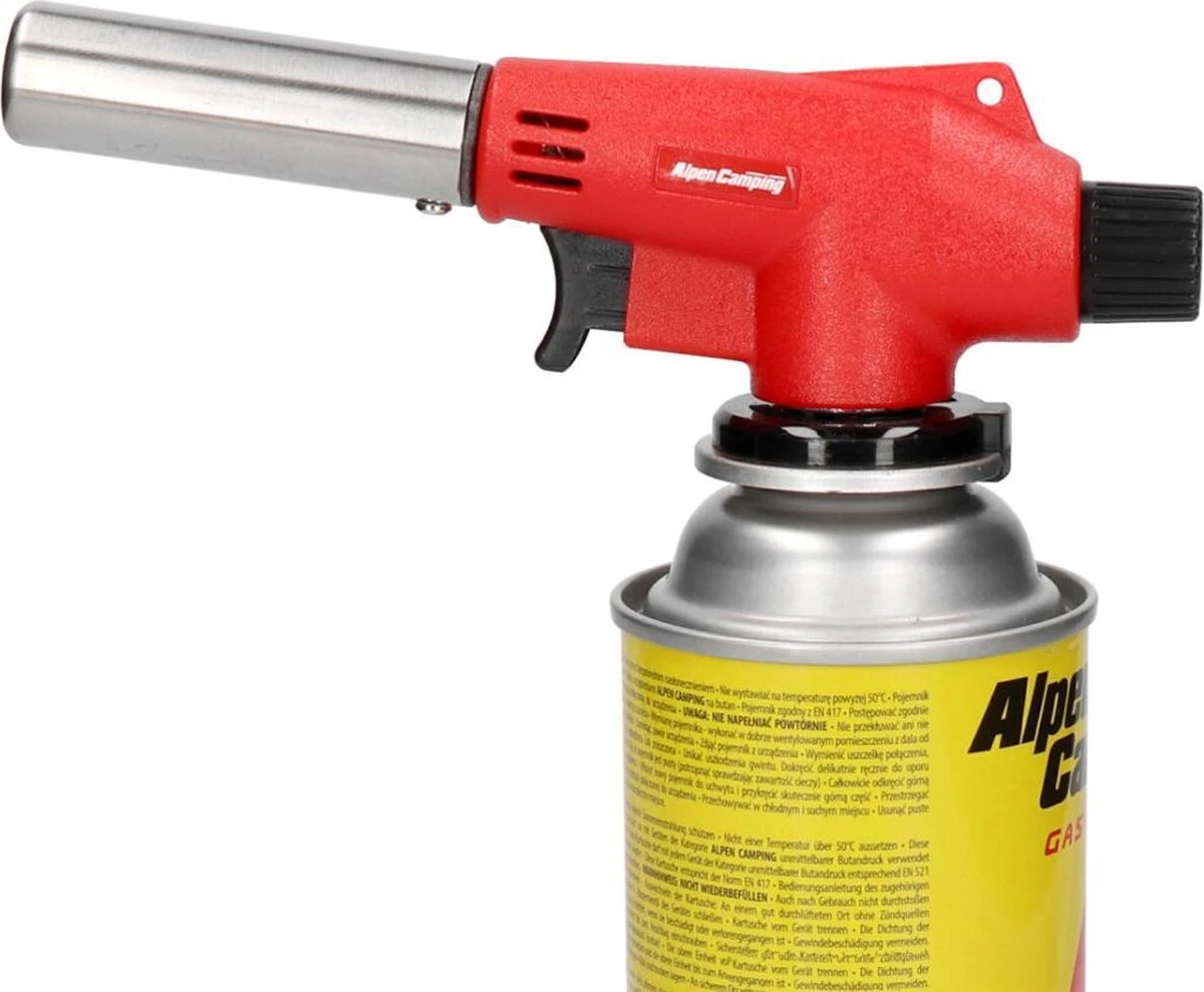 Alpen Camping - Butaan Gasbrander - Crème Brûlée Brander - Afbeelding 6