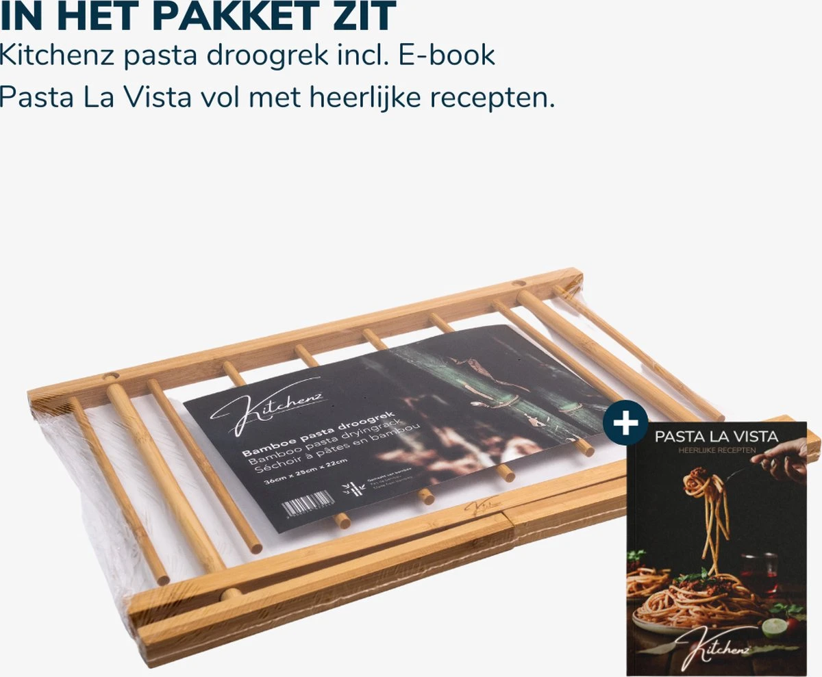 Pasta Droogrek - Pasta Rekje - Pasta Maken - Droog Rekje - Incl Ebook - Afbeelding 8