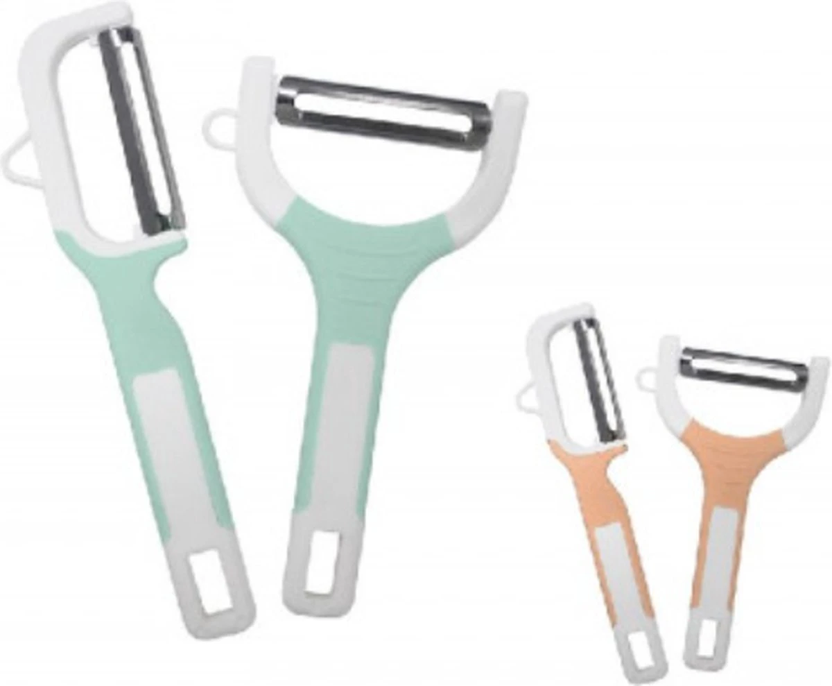 Schilmes / Dunschiller | Groentesnijder | Fruitsnijder | Groenten En Fruit Snijder | Dunschillers | - 2x Stuks - Afbeelding 4