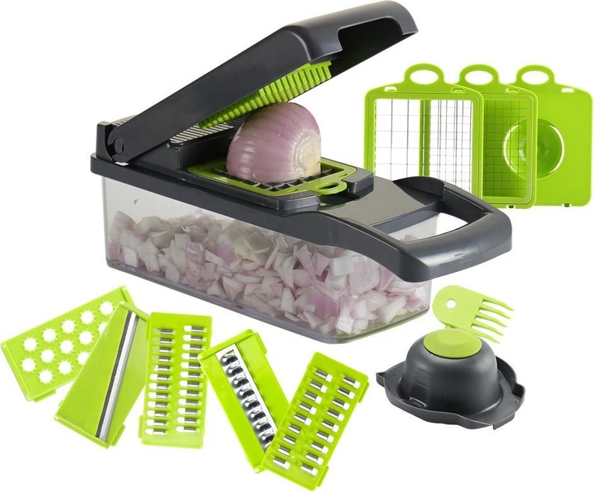 Merkloos Groentesnijder | Multifunctionele Groentesnijder | Handmatige Groentesnijder | Snijder | Vegetable Cutter | Fruit Snijder | Mandoline | Snijmachine | Keukengerei | Kookgerei