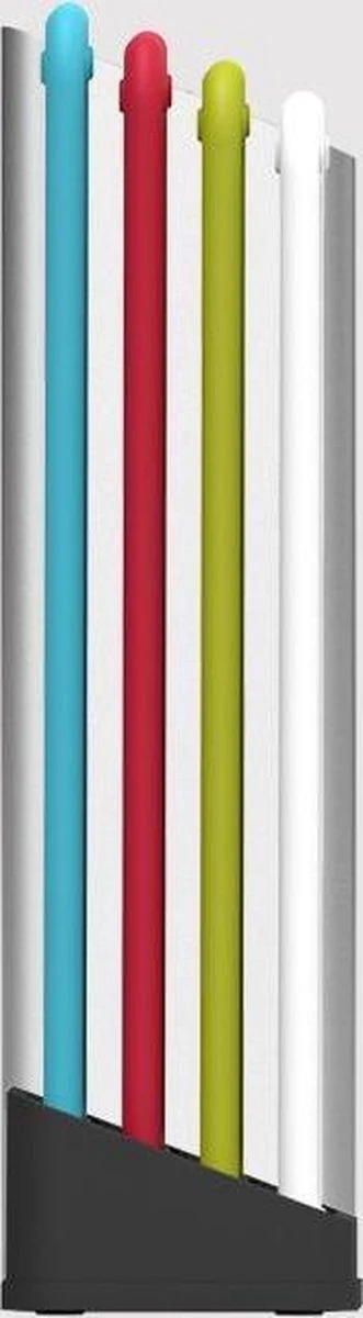 Joseph Joseph Folio Snijplanken - Set Van 4 Stuks - Met Houder - Snijplank Vis Vlees Groenten Brood - BPA Vrij - Vaatwasserbestendig - Keukenhulp - Keukentool Zilver - Afbeelding 5