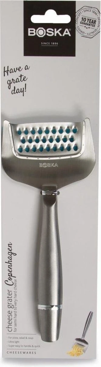 Boska Kaasrasp Copenhagen - Kaasrasp Harde Kaas - Kaasrasp Voor Oude Kaas - Vaatwasserbestendig - Multifunctionele Kaasrasp - RVS - 180 X 74x 20 Mm - Keukengerei - Keuken Accessoires - 10 Jaar Garantie - Afbeelding 7
