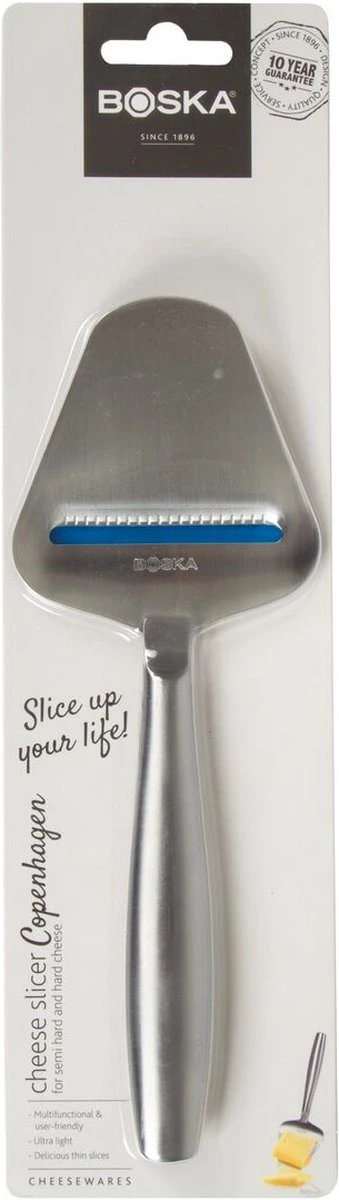 Boska Kaasschaaf Copenhagen - Kaasschaaf Harde Kaas - Kaasschaaf Voor Oude Kaas - Vaatwasserbestendig - Multifunctionele Kaasschaaf - RVS - 220 X 74 X 20 Mm - Keukengerei - Keuken Accessoires - 10 Jaar Garantie - Afbeelding 10