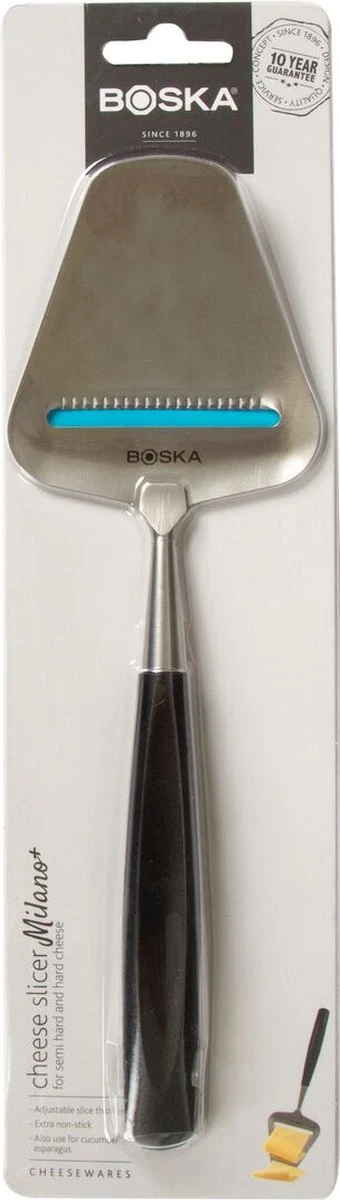 Boska Kaasschaaf Milano+ - Kaasschaaf Voor Harde Kaas - Vaatwasserbestendig - Kaasschaaf Zwart - Cadeautips - Keukengerei - Keuken Accessoires - 10 Jaar Garantie - Afbeelding 12