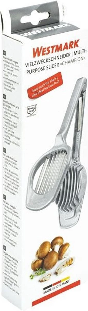 Westmark Champion Champignonsnijder 19,5 X 7,2 X 2,9 Cm - Aluminium - RVS - Afbeelding 16