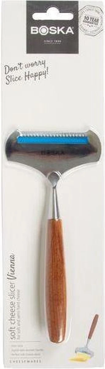 Boska Kaasschaaf Zacht Vienna - Kaasschaaf Jonge Kaas - Kaasschaaf Zachte Kaas - Kaasschaaf Houten Handvat - RVS - Kaasschaaf Die Niet Plakt - Keukengerei - Keuken Accessoires - - 10 Jaar Garantie - Afbeelding 5