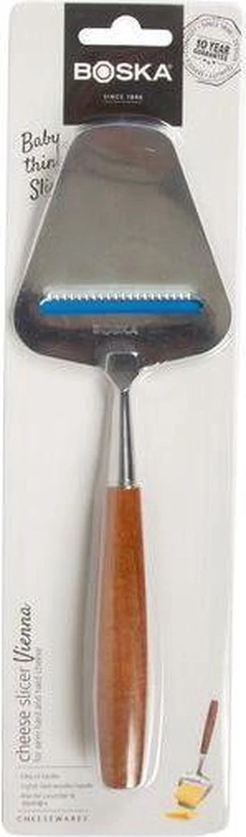 Boska Kaasschaaf Vienna - Kaasschaaf Harde Kaas - Kaasschaaf Oude Kaas - Kaasschaaf Houten Handvat - RVS - Multifunctionele Snijder - Keukengerei - Keuken Accessoires - 10 Jaar Garantie - Afbeelding 8