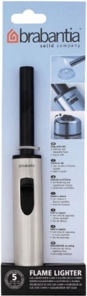 Brabantia Gasaansteker - Met Vlam - Matt Steel - Afbeelding 2