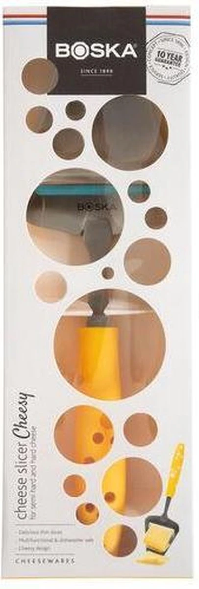 Boska Kaasschaaf Cheesy - Kaasschaaf Harde Kaas - Kaasschaaf Voor Oude Kaas - Groenteschaaf - Groentesnijder - Vaatwasserbestendig - Gele Kaasschaaf - Multifunctionele Kaasschaaf - RVS - Keukengerei - Keuken Accessoires - 10 Jaar Garantie - Afbeelding 3