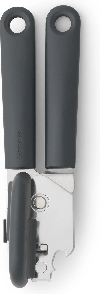 Brabantia Tasty+ Blikopener Plus Flesopener - Dark Grey