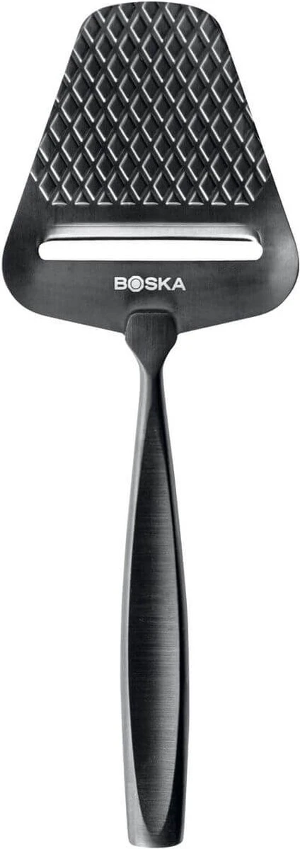 Boska Kaasschaaf Monaco+ Dark - Design Kaasschaaf - Kaasschaaf Voor Harde Kaas - Kaasschaaf Donker - RVS - Vaatwasserbestendige Kaasschaaf - Cadeautip - Keukengerei - Keuken Accessoires - 10 Jaar Garantie