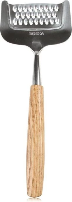 Boska Kaasrasp Oslo - Kaasrasp Harde Kaas - Kaasrasp Houten Handvat - RVS - Keukengerei - Keuken Accessoires - 10 Jaar Garantie