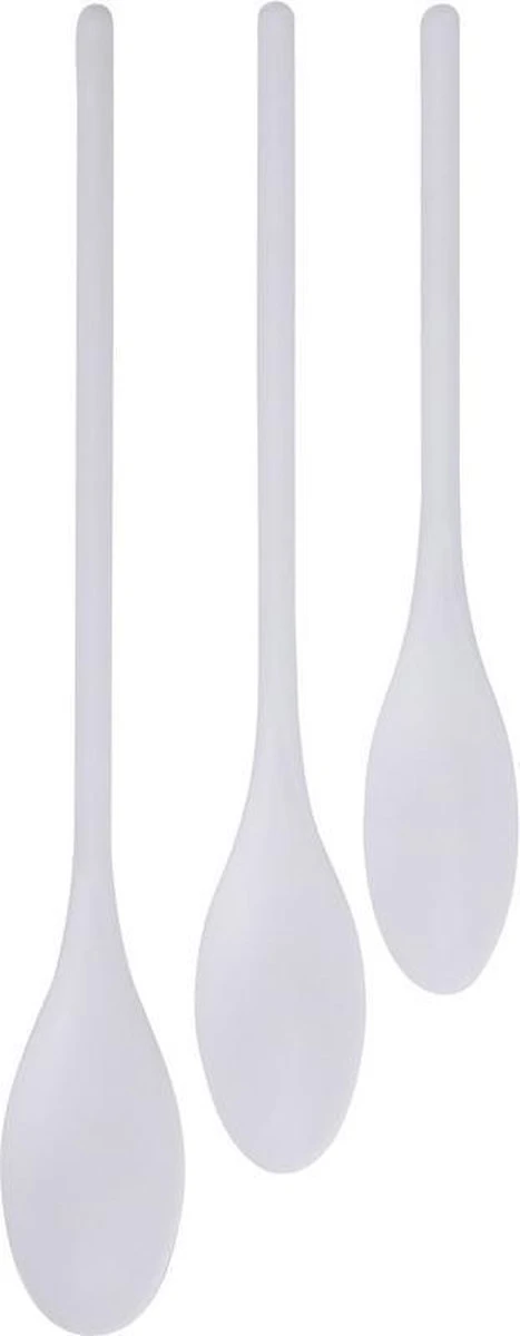 Excellent Houseware 3 Kunststof Pollepels In 3 Maten - Kookgerei Pollepel - Roerlepels