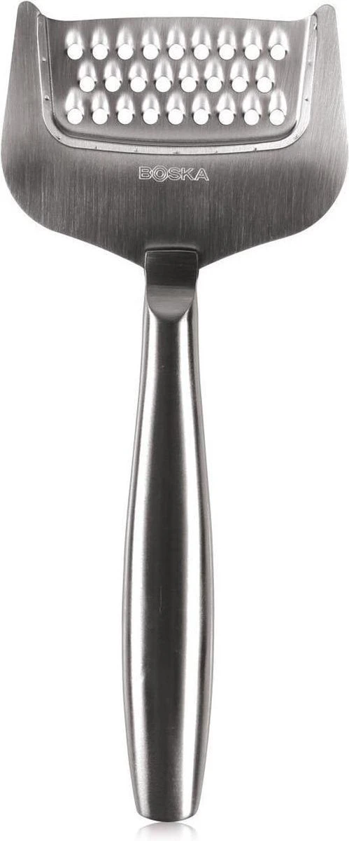 Boska Kaasrasp Copenhagen - Kaasrasp Harde Kaas - Kaasrasp Voor Oude Kaas - Vaatwasserbestendig - Multifunctionele Kaasrasp - RVS - 180 X 74x 20 Mm - Keukengerei - Keuken Accessoires - 10 Jaar Garantie