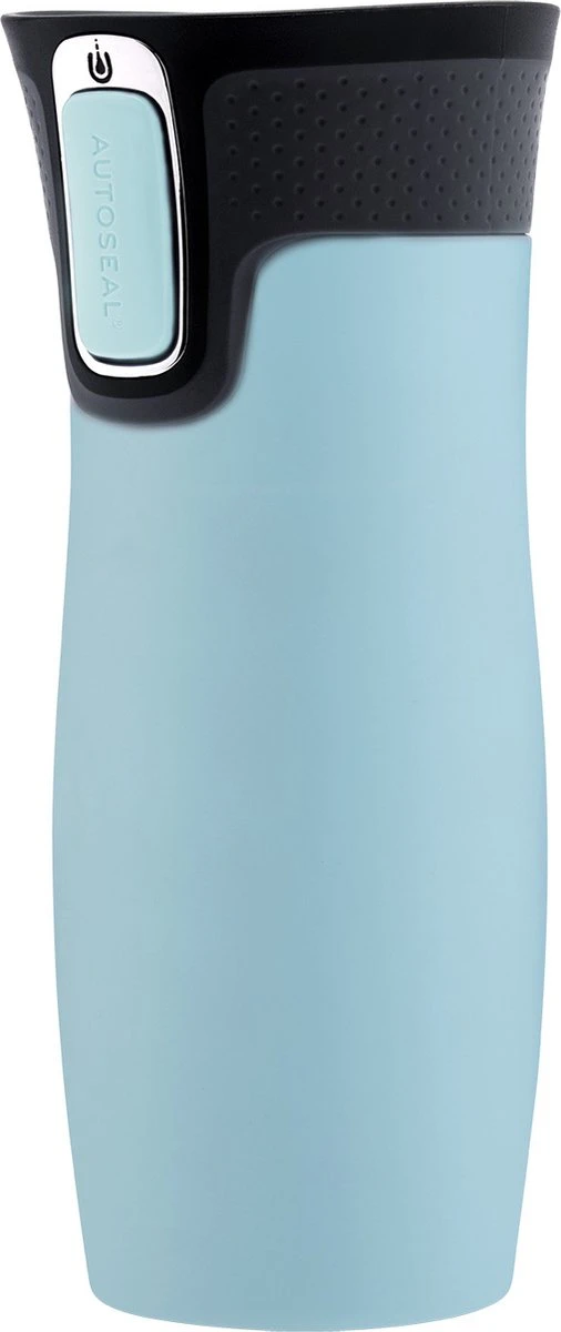 Contigo Thermosfles - Lichtblauw - Zwart - Afbeelding 2