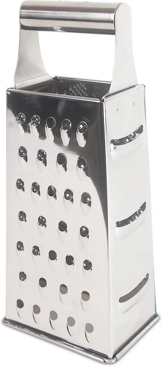 Blokrasp - RVS - Zilver - Kaas Raspen - Groente Raspen - Plakken Snijden - Messen - Blok - Afbeelding 7