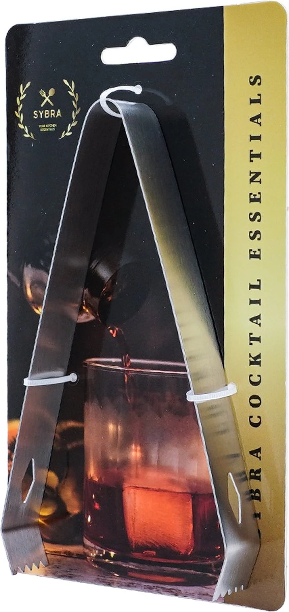 Sybra Ijsblokjes Tang Goud - Cocktailaccessoires - Afbeelding 2